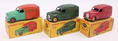 Lot 1426 - A group of 3 boxed Dinky vans as follows: 470...