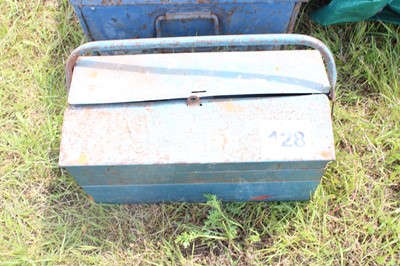 Lot 128 - 1 x Tool box with Tools