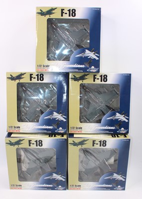 Lot 631 - A Witty Wings 1/72 scale group of five various...