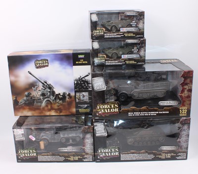 Lot 645 - A Forces of Valor 1/32 scale boxed military...