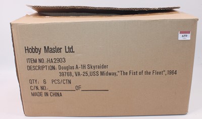 Lot 659 - A Hobby master 1/72 scale boxed trade box...