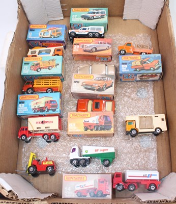 Lot 1240 - A group of 11 mainly boxed Matchbox 1-75...