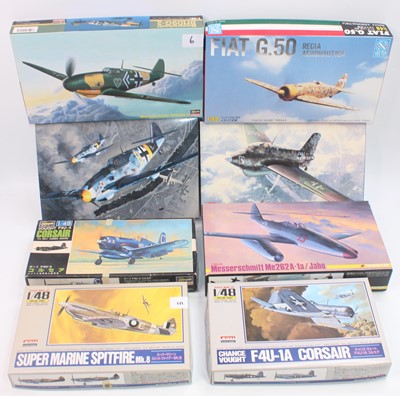 Lot 813 - A group of 8 various makers 1:48th scale kits,...