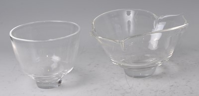Lot 69 - A Steuben glass footed fruit bowl, having...
