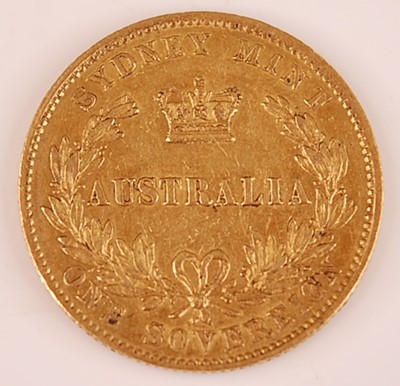 Lot 2072 - Australia, 1870 gold full sovereign, Victoria...