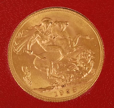 Lot 2033 - Great Britain, 1928 gold full sovereign,...