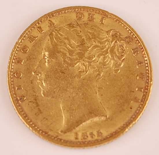 Lot 2030 - Great Britain, 1855 gold full sovereign,...