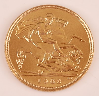 Lot 2066 - Great Britain, 1982 gold half sovereign,...