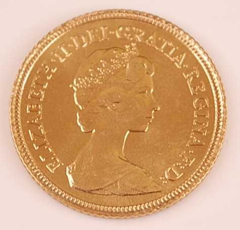 Lot 2068 - Great Britain, 1982 gold half sovereign,...