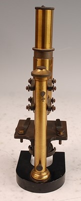 Lot 1194 - A small late 19th century Leitz brass students...
