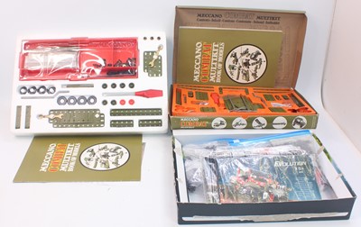 Lot 160 - Various Meccano sets: Combat construction...