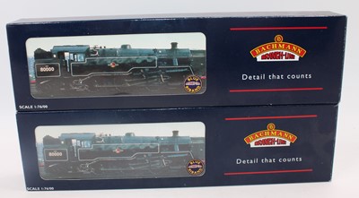 Lot 432 - A Bachmann boxed locomotive group, two...