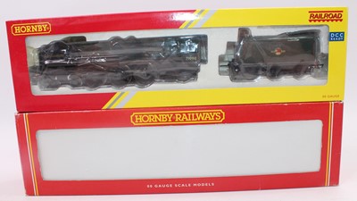 Lot 494 - A Hornby Railways boxed locomotive group, to...