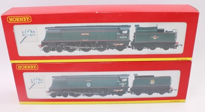 Lot 500 - A Hornby Railways boxed locomotive group, two...