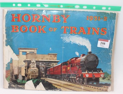 Lot 208 - 1931-2 Hornby Book of Trains, complete but...