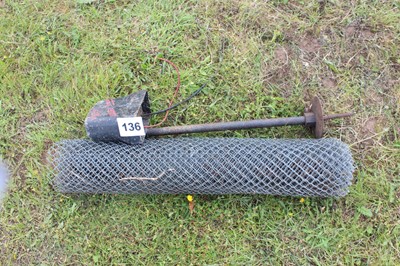 Lot 136 - Electric fencing and chain link