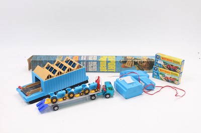 Lot 1243 - Matchbox BMX Mechanised Tractor Plant and...