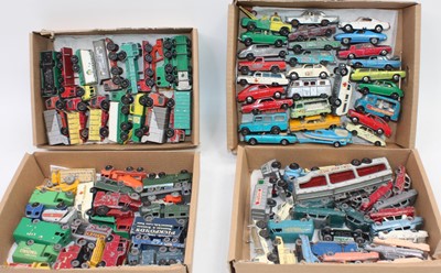 Lot 1245 - One box containing 4 trays of play worn mainly...