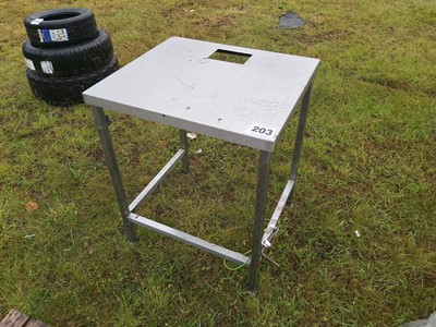 Lot 203 - Industrial Table