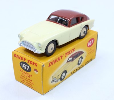 Lot 1460 - Dinky Toys No. 167 AC Aceca Coupe comprising...