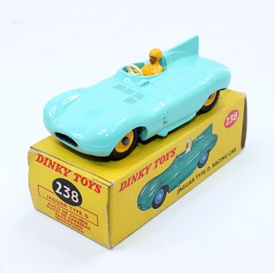 Lot 1462 - Dinky Toys, 238 Jaguar D Type Racing Car,...