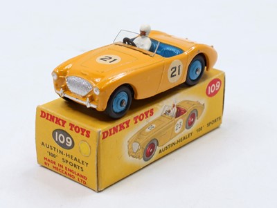 Lot 1463 - Dinky Toys No. 109 Austin Healey 100 sports...