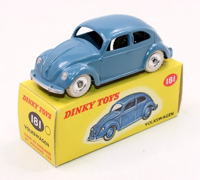 Lot 1468 - Dinky Toys No. 181 VW saloon comprising RAF...