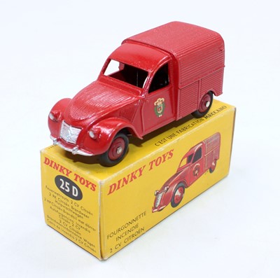 Lot 1475 - French Dinky Toys No.25D Citroën 2CV Incendie...