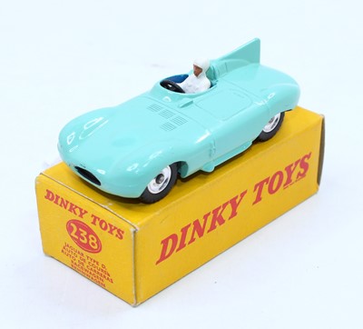 Lot 1481 - Dinky Toys No. 238 Jaguar D-type racing car...