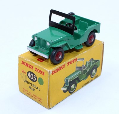 Lot 1482 - Dinky Toys No. 405 Universal Jeep comprising...