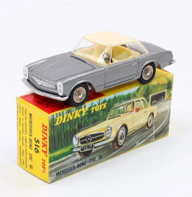 Lot 1489 - French Dinky Toys, 516 Mercedes Benz 230SL,...