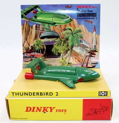 Lot 1507 - Dinky Toys No.101 Thunderbird 2, comprising of...