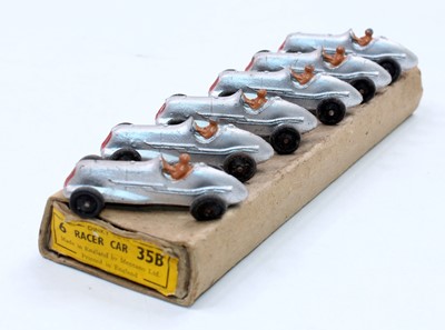 Lot 1508 - Dinky Toys, 35B Trade box of 6 Midget Racers,...