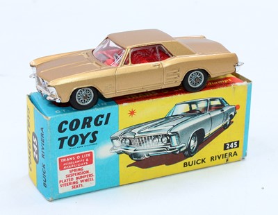 Lot 1141 - Corgi Toys No. 245 Buick Riviera comprising...