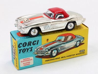 Lot 1143 - Corgi Toys, 304S, Mercedes Benz 300SL Hardtop...