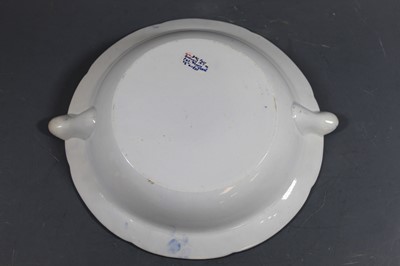 Lot 5 - An early 20th century Copelands warming dish...