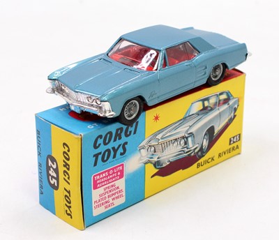 Lot 1147 - Corgi Toys No. 245 Buick Riviera comprising of...