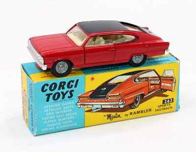 Lot 1150 - Corgi Toys, 263 Marlin Rambler Sports Fastback,...