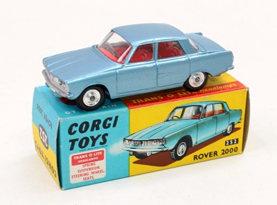 Lot 1152 - Corgi Toys No. 252 Rover 2000 comprising of...