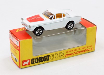 Lot 1162 - Corgi Toys, 201, The Saints Volvo, white body,...