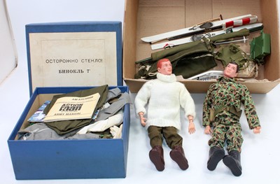 Lot 1943 - A small box of various Action Man figures and...