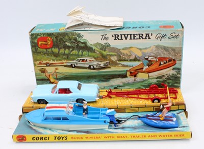 Lot 1180 - Corgi Toys, Gift Set 31, Buick Riviera boat...