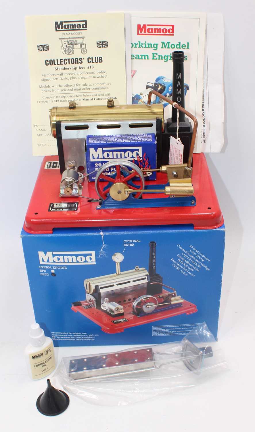 Lot 3 - A Mamod SP5D stationary steam plant,...