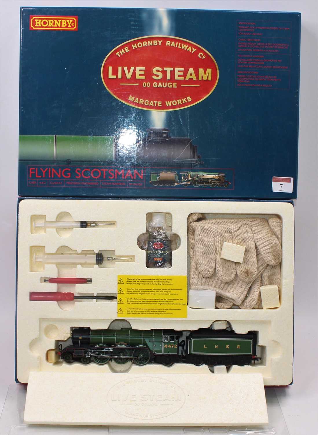 Lot 7 - A Hornby Railways live steam 00 gauge No....