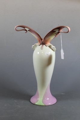 Lot 40 - A Franz porcelain vase, in the form of a...