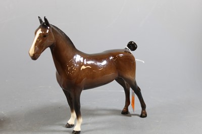 Lot 52 - A Beswick model of an Arab horse, unglazed,...