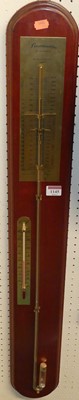 Lot 1145 - A reproduction French stick barometer, h.99cm