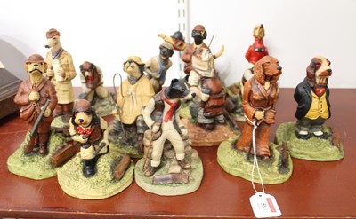 Lot 55 - A collection of First Avenue resin models of...