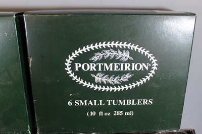 Lot 83 - A boxed set of six Portmeirion Botanic Garden...