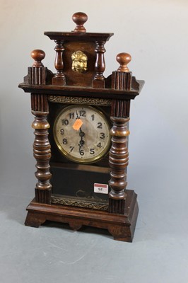 Lot 95 - A late 19th century continental beech cased...